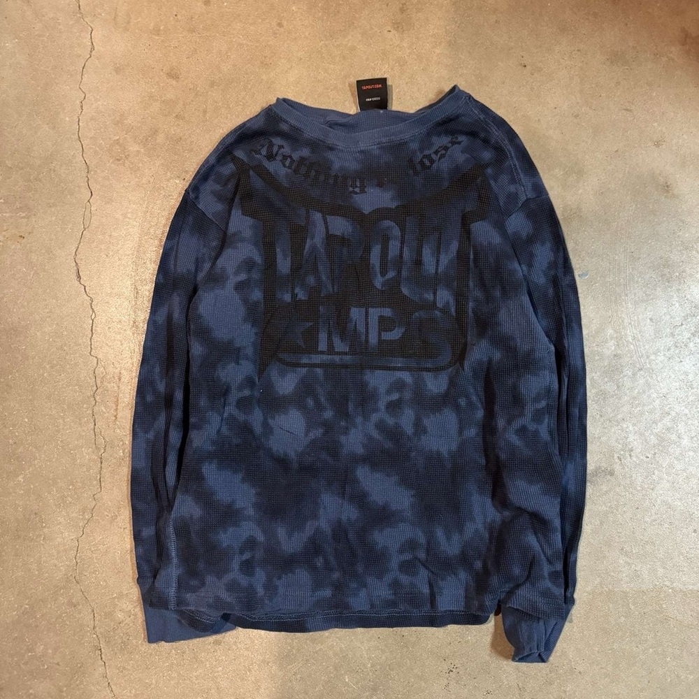 Tapout Blue Crewneck Sweater with Graphic Design